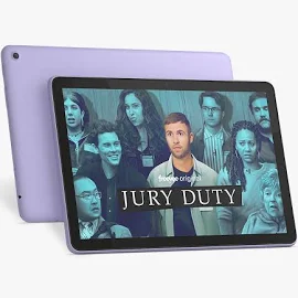 Amazon Fire HD 10 10.1" Tablet (2023) - 32 GB, Lilac, Purple