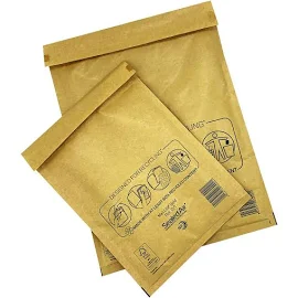 Mail Lite D/1 - Padded Bubble Envelopes - Gold - 180mm x 260mm (Quantity: 1000)