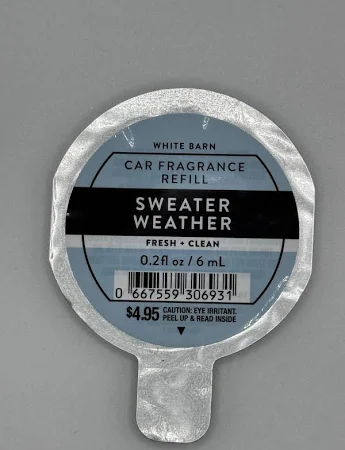 BBW Car Portable Scent Refills Sweater Weather