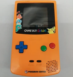 Nintendo Model Cgb-001 Game Boy Color Pokemon Center Limited Orange