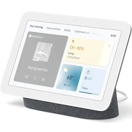 Google Nest Hub (2nd Gen) Smart Display - Charcoal