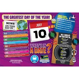 WHAT'S IN A DATE 10th JULY STANDARD 400 PIECE