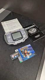 Glacier Blue Nintendo Gameboy Advance Console With Harry Potter Game