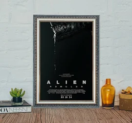 Alien Romulus Movie Poster, Alien Romulus (2024) Classic Vintage Poster, Canvas Cloth Movie Poster