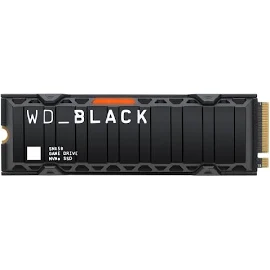 WD Black SN850 1TB M.2 PCIe 4.0 NVMe SSD with Heatsink