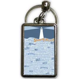 The Shipping Forecast, - Metal Keyring