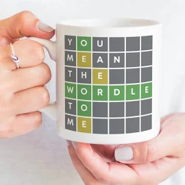 You Mean The Wordle To Me Mug, Funny Wordle Mug, Wordle Gift, Wordle Lover Gift, Wordle Birthday Gift, Wordle Puzzle Mug, Wordle Coaster