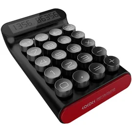 Locock Calculator Portable 20 Keys Multifunctional 10 Digital LCD Calculator For