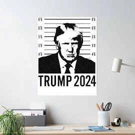 Trump Mugshot 2024 President 2024 Poster