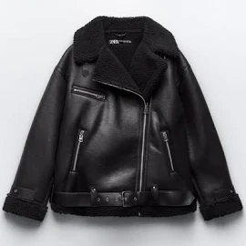 Zara - Double-Faced Jacket in Black - M - Woman