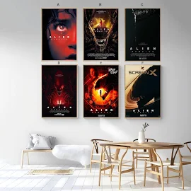 Alien Romulus 2024 FILMS movie Canvas Art Poster unframe multiple choice-12x18''24x36''