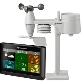 Bresser - 5-In-1 Comfort Weather Center With Colour Display Black