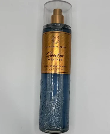 BBW Fine Spray Body Fragrance Mist & Cologne Mist & Travel size Sweater Weather Body spray