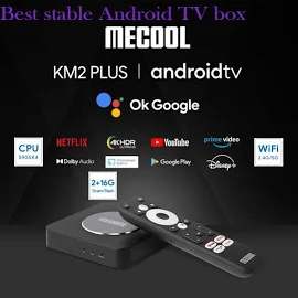 [Genuine]Best Android11 TV Box Mecool KM2 Plus S905X4 Smart 4K for Netflix 2G 16GB Dolby Atmos