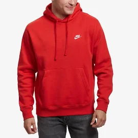 Nike Club hoodie in university red