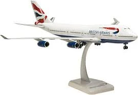 Hogan British Airways 747-400 1/200 w/Gear REG#G-BNLT
