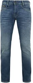 Mens PME Legend Skyrak Jeans HMB Blue - Size: W 36 - L 36 - Cotton Stretch - Blue/Dark Blue