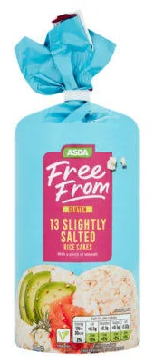 ASDA Free From 13 Slightly Salted Rice Cakes