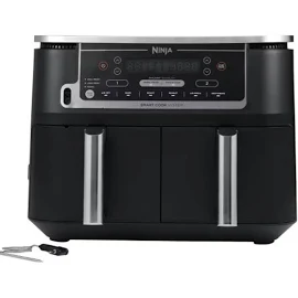 Ninja AF451UK Air Fryer Foodi Max Dual Zone Smart Cook System. Ninja. Black. Fryers. 0622356258395.