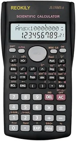 JS-82MS-A Handheld Multi-Function 2-Line Display Digital LCD Scientific Calculator