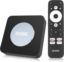 Mecool KM2 Plus 4K Android 11.0 Google Netflix Certified Android TV Player, Google Assistant Voice Remote, Chromecast, Prime Video, YouTube,