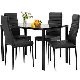 FDW Dining Table with Set of 4 Chairs