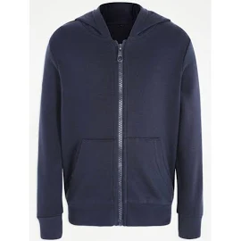 George Navy Zip Through Hoody