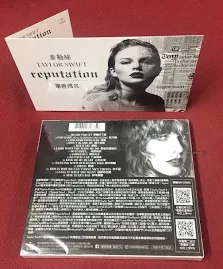 Taylor Swift Reputation 2018 Taiwan Cd W/box +poster+flyer (made In