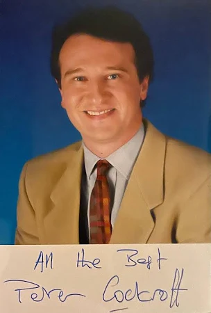 Peter Cockroft - Bbc Tv Weather Presenter - Autographed Photo