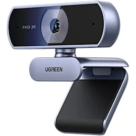 UGREEN USB Webcam 2K HD Mini Webcam For Laptop Computer Web Dual Microphones for Youtube Zoom Video