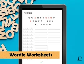 WORDLE worksheet - PDF / Printable