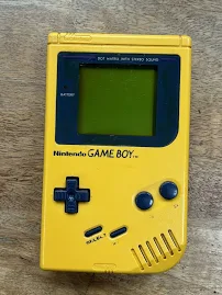 Original Yellow Nintendo Gameboy Game Boy Gb Console - Tested &