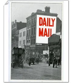 10 inch Photo. Advertisement for the Daily Mail newspaper