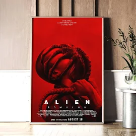 Alien Romulus Movie Poster/ Custom Film Posters/ Personalized Gift/ Wall Art/ Rome Decor/ Film Print/ Living Room Decor