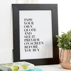 Personalised Vogue Style Quote Print