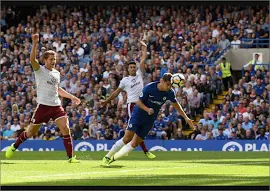 A4 Poster. Morata's Controversial Goal: Chelsea vs Burnley, - Chelsea FC Images