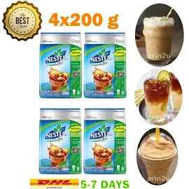 4x200g Nestea Instant Thai Unsweetened Tea Mixed Powder Original Tea