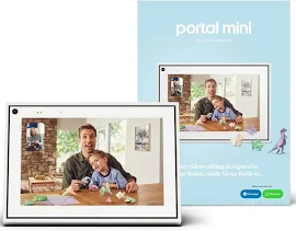 Facebook Portal Mini with Alexa - White