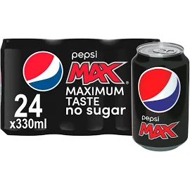 Pepsi Max Cans, 24 x 330 ml