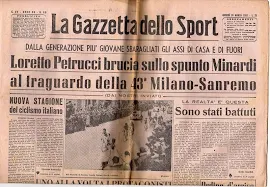Rivista La Gazzetta Dello Sport 20/03/1952 Numero 69 Petrucci Brucia