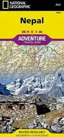 National Geographic Maps Nepal Map