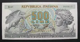 500 Lire Aretusa 1966 Repubblica Italiana Ottima