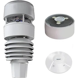 ECOWITT Wittboy Stazione meteo, Hub Wittboy Wittboy 3 in 1, sensore meteorologico esterno wireless 7 in 1 ad energia solare, supporta server Ecowitt