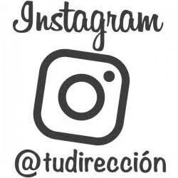 Vinile decorativo Instagram