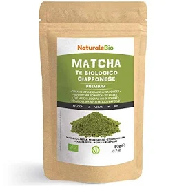 Tè Verde Matcha Biologico in Polvere [ GRADO PREMIUM ] da 50 grammi. The...