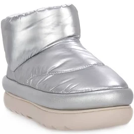 Ugg Classic Maxi Mini Metallic Silver