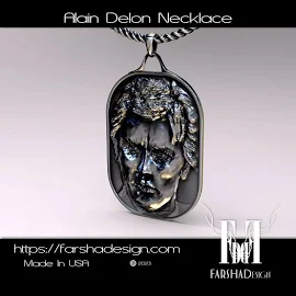 Collana Alain Delon Argento Sterling 925