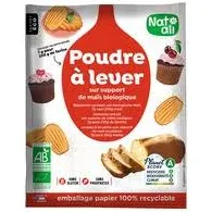 5 x Lievito per dolci Senza Glutine Bio 50 g di polvere - NAT-ALI