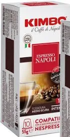 50 Cialde Capsule Caffè Kimbo Miscela Napoli Compatibili Nespresso