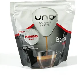 Prl) Cialde Caffe' Espresso Kimbo Napoli 16 X 7g Capsule Uno System